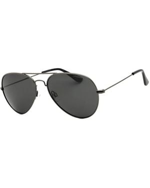 Polaroid Pilot-Frame Polarized Sunglasses - Gray