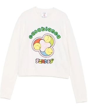 CASABLANCA Tennis Ball セーター - ホワイト