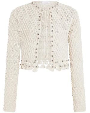 Rabanne Gehaakt Vest - Wit