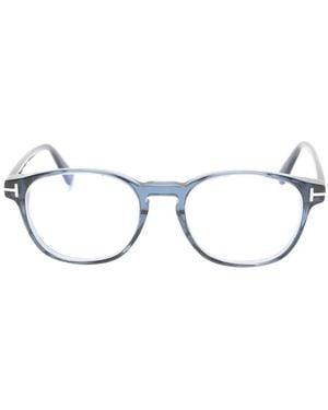 Tom Ford Brille Mit T-Logo - Weiß