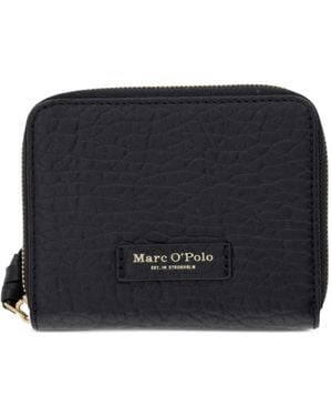Marc O' Polo Grainy Leather Wallet - Black