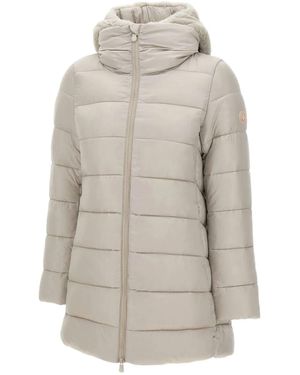 Save The Duck Matilda Hooded Parka Coat - White