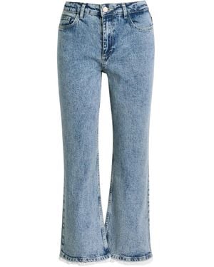 Damson Madder Jeans Con Bordo - Blu