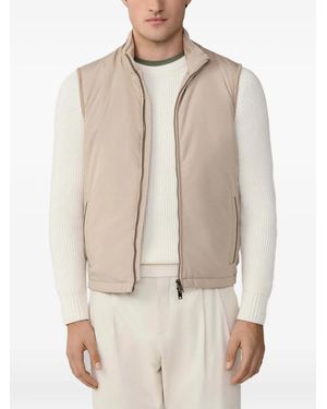 Hackett Windsor Hybrid Gilet - Natural