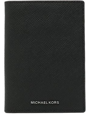 Michael Kors Hudson Leather Wallet - Black