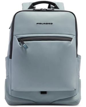 Piquadro Corner 2.0 Water-Resistant Backpack - Blue