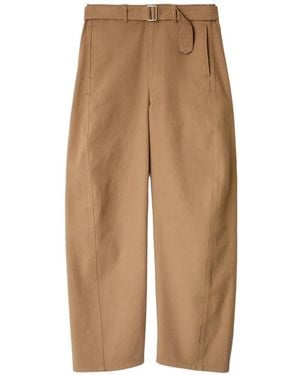 Lemaire Twisted Belted Trousers - Natural