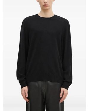 032c Embroidered Cashmere Jumper - Black