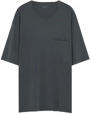 Lemaire T-Shirt À Poche Poitrine - Gris