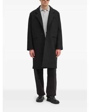 Won Hundred Single-Breasted Pocket Coat - Black
