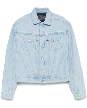 Mugler Klassische Jeansjacke - Blau