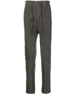 Masnada Drawstring-Waist Drop-Crotch Pants - Gray