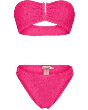 Paramidonna Frida テクスチャード ビキニ - ピンク