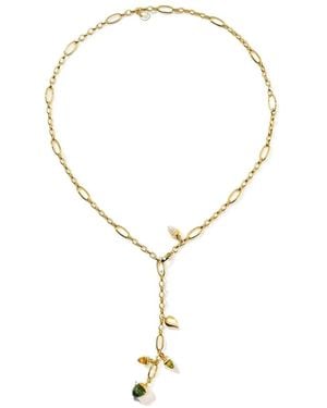 Tamara Comolli Mikado Rainforest Multi-Stone Necklace - Metallic