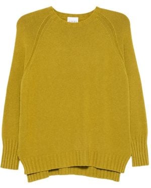 AROVESCIO Ribbed-Trim Sweater - Yellow