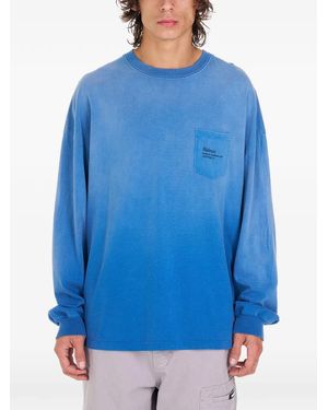 NAHMIAS Pocket Long-Sleeve Sweatshirt - Blue