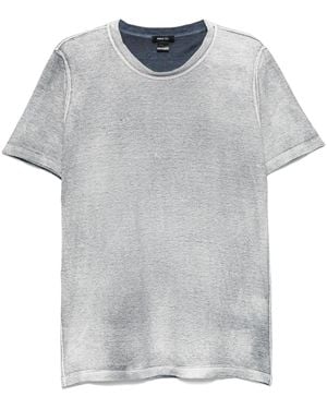 Avant Toi Hand Painted Poseidonia Linen Jersey Shirt in