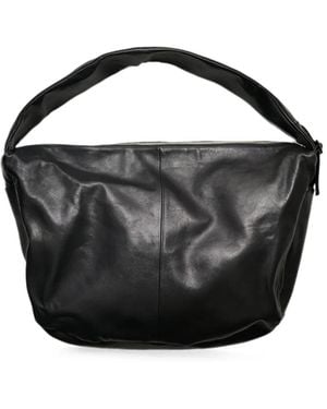 Ssstein Shirring-Handle Shoulder Bag - Black