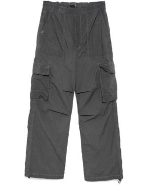 Izzue Cargohose Mit Logo-Patch - Grau