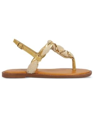 SCHUTZ SHOES Camellia Sandalen Mit Zehensteg - Natur