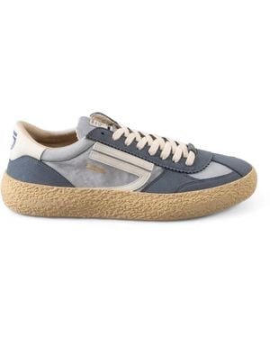 PURAAI Panelled Lace-Up Fastening Trainers - White