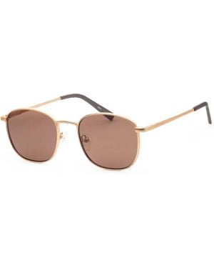 Calvin Klein Geometric-Frame Sunglasses - Pink