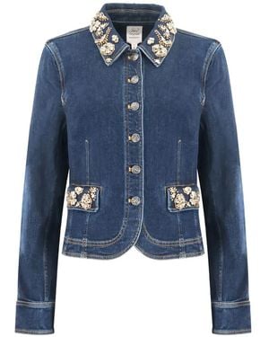Cinq À Sept Embellished Reve Jacket - Blue