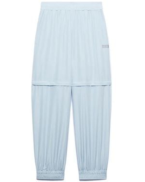 Gcds Pantalon De Jogging Essentials Transformable Par Zip - Blue