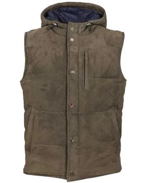 Al Duca d'Aosta Gilet À Design Matelassé - Green