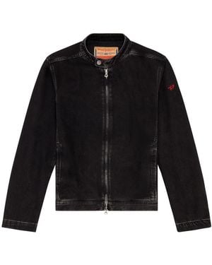 DIESEL Moto Jacket in Black for Men | Lyst