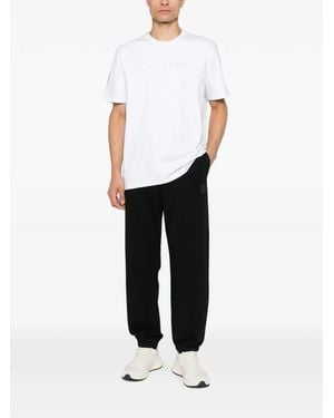 Calvin Klein Logo-Patch Track Pants - White