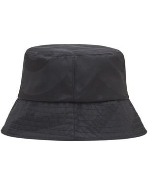 Marc Jacobs Monogram-Pattern Bucket Hat - Black