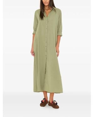 Xirena Bodem Shirt Maxi Dress - Green