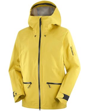 Salomon Chaqueta Absolute 3L con capucha - Amarillo