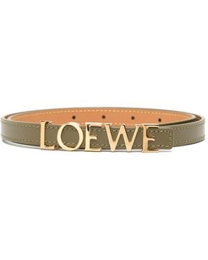 Loewe Bold-Logo Belt - White