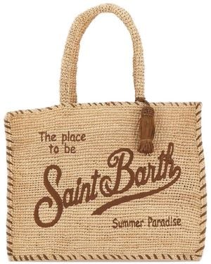 MC2 Saint Barth Vanity Raffia Tote Bag - Natural