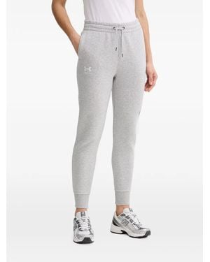 Under Armour Logo-Print Drawstring Track Trousers - Grey