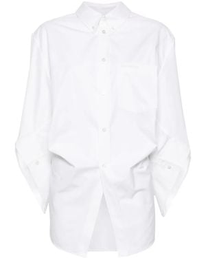 Balenciaga Swing Twisted Shirt - White