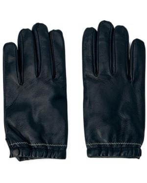 Our Legacy Stitched Leather Gloves - Blue