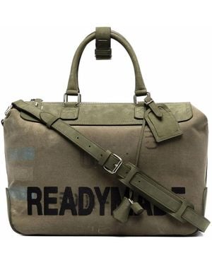READYMADE Logo-Print Gym Bag - Green