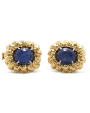 David Webb Sapphire Cufflinks - Blue