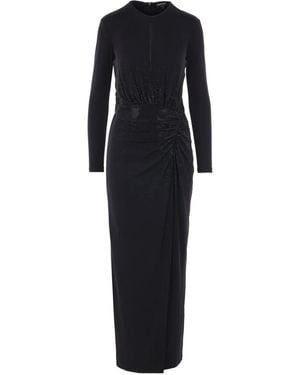 Giorgio Armani Verziertes Maxikleid - Schwarz