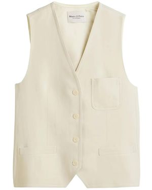 Marc O' Polo Gilet Con Bottoni - Neutro