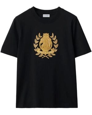 Burberry B Crest T-Shirt - Schwarz
