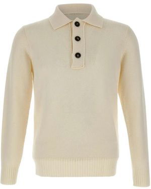 Kangra Long-Sleeve Polo Shirt - White