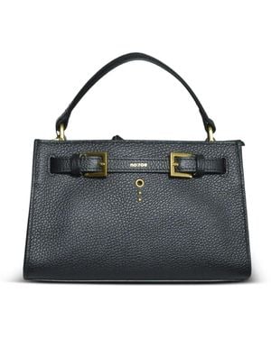 no:rae Small Valegro Leather Tote Bag - Black