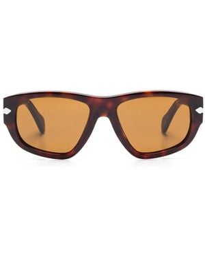 Persol Geometric-Frame Sunglasses - Natural