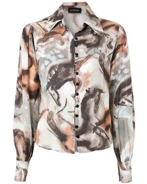Olympiah Camicia Hipismo Con Stampa - Multicolore