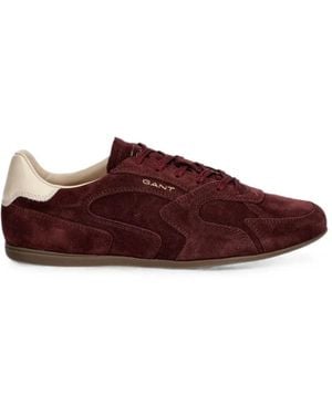 GANT Suede Paneled Sneakers - Brown
