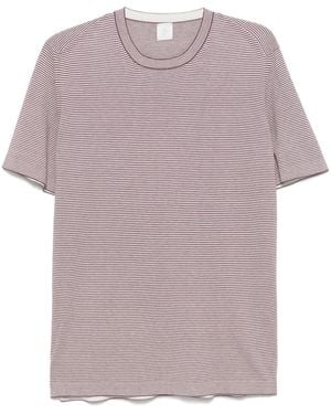 Eleventy Camiseta a rayas - Morado